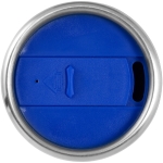 Copo térmico personalizado económica em aço e plástico 410ml Inox Colors cor azul