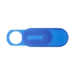 Cobertura para webcam personalizável de plástico Spyshield cor azul real terceira vista frontal