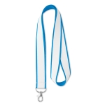 Lanyard Double Sublim Express 20mm cor azul-claro