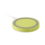 Carregador Sem Fios Natural Round cor verde