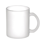 Canecas de vidro mate para sublimação 300ml Frost Sublim cor branco transparente