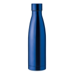 Garrafas térmicas personalizadas de aço elegantes 500ml Midlane cor azul