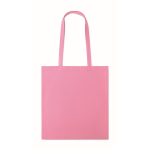 Saco de algodão colorido barato de 180 g/m2 EcoColor Superb cor cor-de-rosa segunda vista