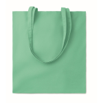 Saco de algodão colorido barato de 180 g/m2 EcoColor Superb cor verde menta