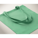 Saco de algodão colorido barato de 180 g/m2 EcoColor Superb cor verde menta vista fotografia terceira vista