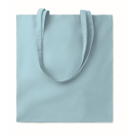 Saco de algodão colorido barato de 180 g/m2 EcoColor Superb cor azul-claro