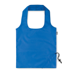 Saco dobrável de plástico reciclado colorido Strawberry rPET cor azul