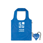 Saco dobrável de plástico reciclado colorido Strawberry rPET cor azul vista principal
