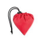 Saco dobrável de plástico reciclado colorido Strawberry rPET cor vermelho segunda vista