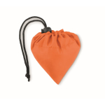 Saco dobrável de plástico reciclado colorido Strawberry rPET cor cor-de-laranja segunda vista