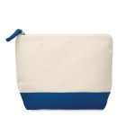 Necessaires personalizados de algodão 340 g/m2 Promenade cor azul