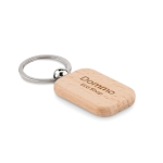 Porta-chaves para merchandising de madeira retangular Rectwood cor madeira vista principal segunda vista