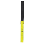 Pulseira refletora ajustável com 4 LEDs vermelhos e função de flash cor amarelo primeira vista