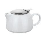 Conjunto de chá com chaleira de 400ml personalizado e chávena Duet cor branco segunda vista
