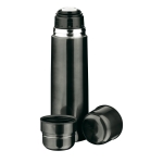 Termo de café personalizado de aço com 2 copos 750ml Duo cor titânio terceira vista