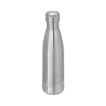 Garrafa serigrafada em aço inoxidável com isolamento a vácuo 510ml Ice cor prateado mate