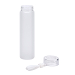 Garrafas de vidro com acabamento em degradé 470ml Crystal Frost cor branco terceira vista