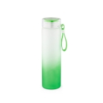 Garrafas de vidro com acabamento em degradé 470ml Crystal Frost cor verde