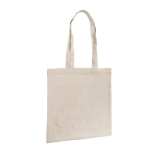 Saco personalizado de algodão de alças compridas 100 g/m2 Eco Long cor bege