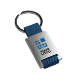 Porta-chaves serigrafados baratos com tira de cor Colors vista principal