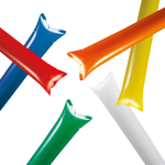 Bastões insufláveis de plástico em várias cores para eventos varias cores