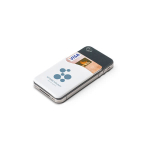 Porta-cartões personalizados de silicone com fita adesiva SilconCase imagem com logo