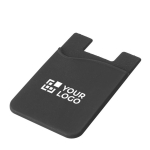 Porta-cartões personalizados de silicone com fita adesiva SilconCase vista principal