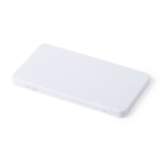 Estojo para máscaras personalizável em plástico branco Compact cor branco