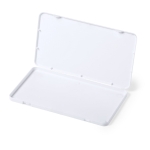 Estojo para máscaras personalizável em plástico branco Compact cor branco