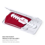 Estojo para máscaras personalizável em plástico branco Compact cor branco
