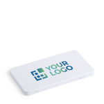 Estojo para máscaras personalizável em plástico branco Compact vista principal