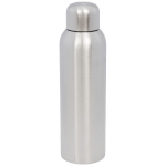 Garrafa de aço de grande capacidade e tampa de rosca 820ml Office cor prateado