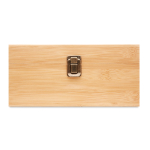 Set com 2 copos de whisky de luxo personalizáveis em estojo Deluxe cor madeira sétima vista
