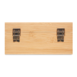 Set com 2 copos de whisky de luxo personalizáveis em estojo Deluxe cor madeira oitava vista
