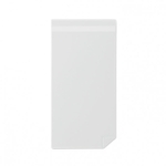 Toalhas com logo de algodão orgânico absorvente Cotton Medium cor branco segunda vista