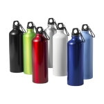 Garrafa de alumínio grande com mosquetão 770ml Cruiser XXL cor azul segunda vista