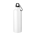 Garrafa de alumínio grande com mosquetão 770ml Cruiser XXL cor branco segunda vista frontal