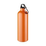 Garrafa de alumínio grande com mosquetão 770ml Cruiser XXL cor cor-de-laranja segunda vista frontal