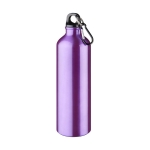 Garrafa de alumínio grande com mosquetão 770ml Cruiser XXL cor violeta segunda vista frontal