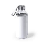 Garrafas de vidro personalizadas com manga 420ml Crystal Colorful primeira vista