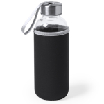 Garrafas de vidro personalizadas com manga 420ml Crystal Colorful
