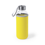Garrafas de vidro personalizadas com manga 420ml Crystal Colorful primeira vista