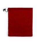 Golas com logo 280 g/m2 com fecho ajustável Adjust Warm cor vermelho primeira vista