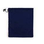 Golas com logo 280 g/m2 com fecho ajustável Adjust Warm cor azul-marinho primeira vista