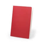 Caderno personalizado de cores chamativas, folhas A5 lisas University cor vermelho primeira vista