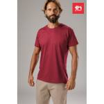 T-shirts personalizadas baratas de algodão cardado 150 g/m2 THC Luanda cor bordeaux