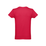 T-shirts personalizadas baratas de algodão cardado 150 g/m2 THC Luanda cor vermelho segunda vista