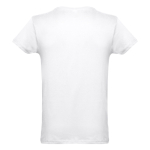 T-shirts personalizadas baratas de algodão cardado 150 g/m2 THC Luanda cor branco