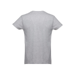 T-shirts personalizadas baratas de algodão cardado 150 g/m2 THC Luanda cor cinzento segunda vista