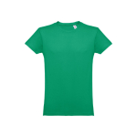 T-shirts personalizadas baratas de algodão cardado 150 g/m2 THC Luanda cor verde primeira vista